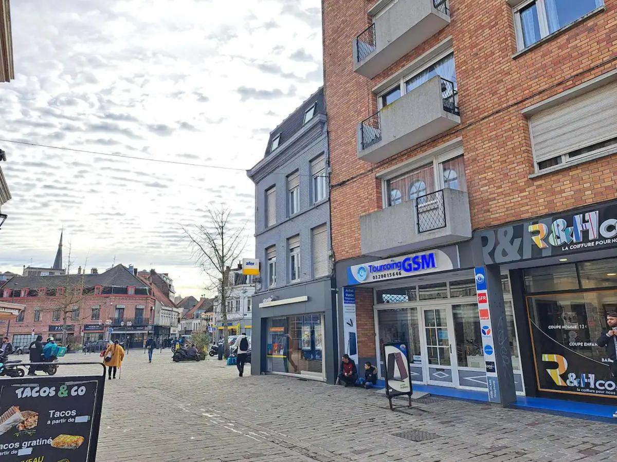 Ferienwohnung Magnifique T3 Avec Balcon Au Pied Du Metro Colbert Tourcoing Exterior foto